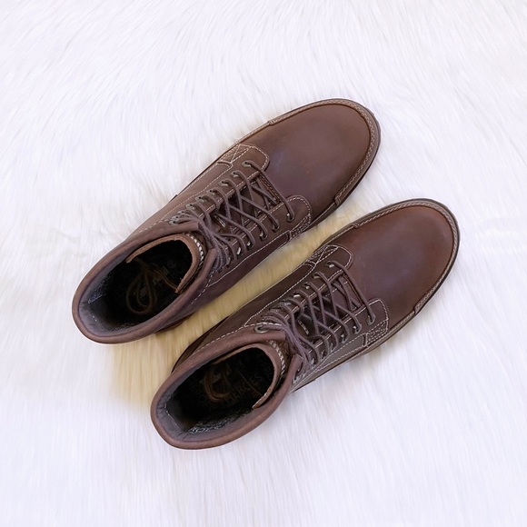 Timberland Men’s Originals 6 Inch Rust Leather Boots - Picture 4 of 7